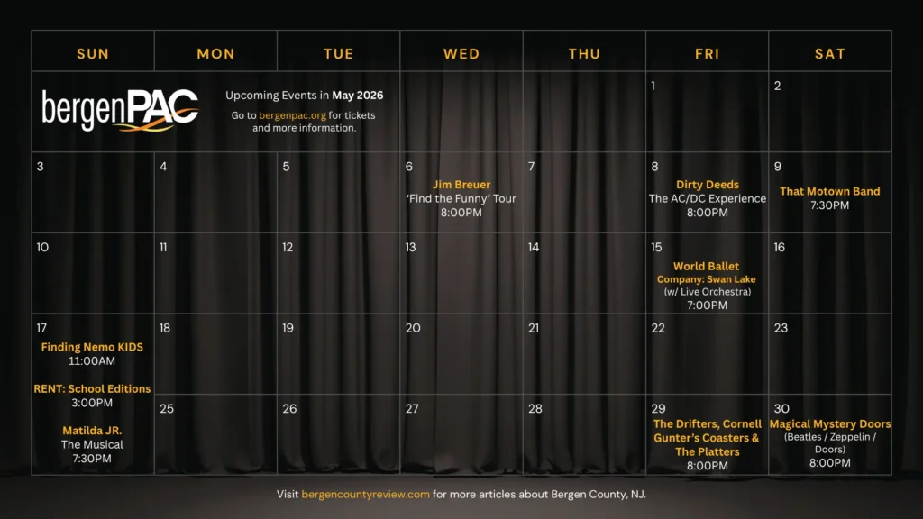 BergenPAC May 2026 Events Calendar